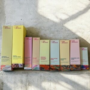 Good Molecules Skincare Serum & Face Set 9 Pieces Used